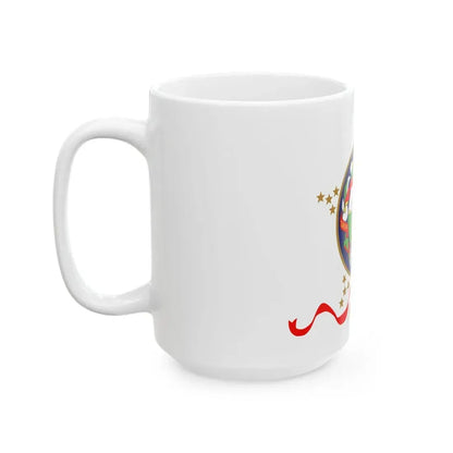 Flag of Minnesota 1893-1957 obverse 3.5 ratio (United States) White Coffee Mug - Go Mug Yourself