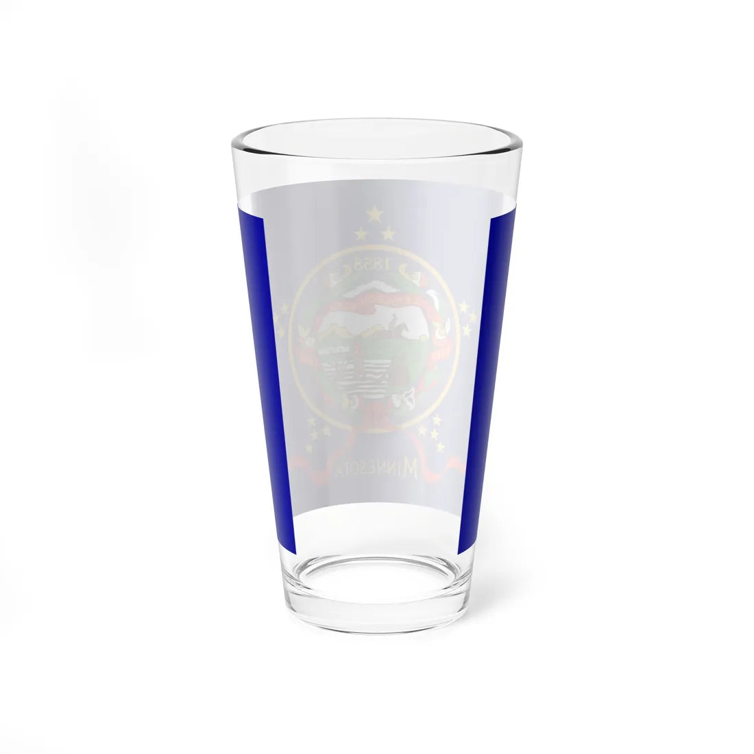 Flag of Minnesota 1893 (United States) Pint Glass 16oz - Go Mug Yourself