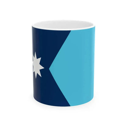 Flag of Minnesota 3-2 (United States) White Coffee Mug 11oz - Go Mug Yourself