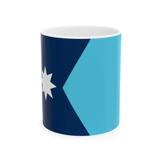 Flag of Minnesota 3-2 (United States) White Coffee Mug 11oz - Go Mug Yourself