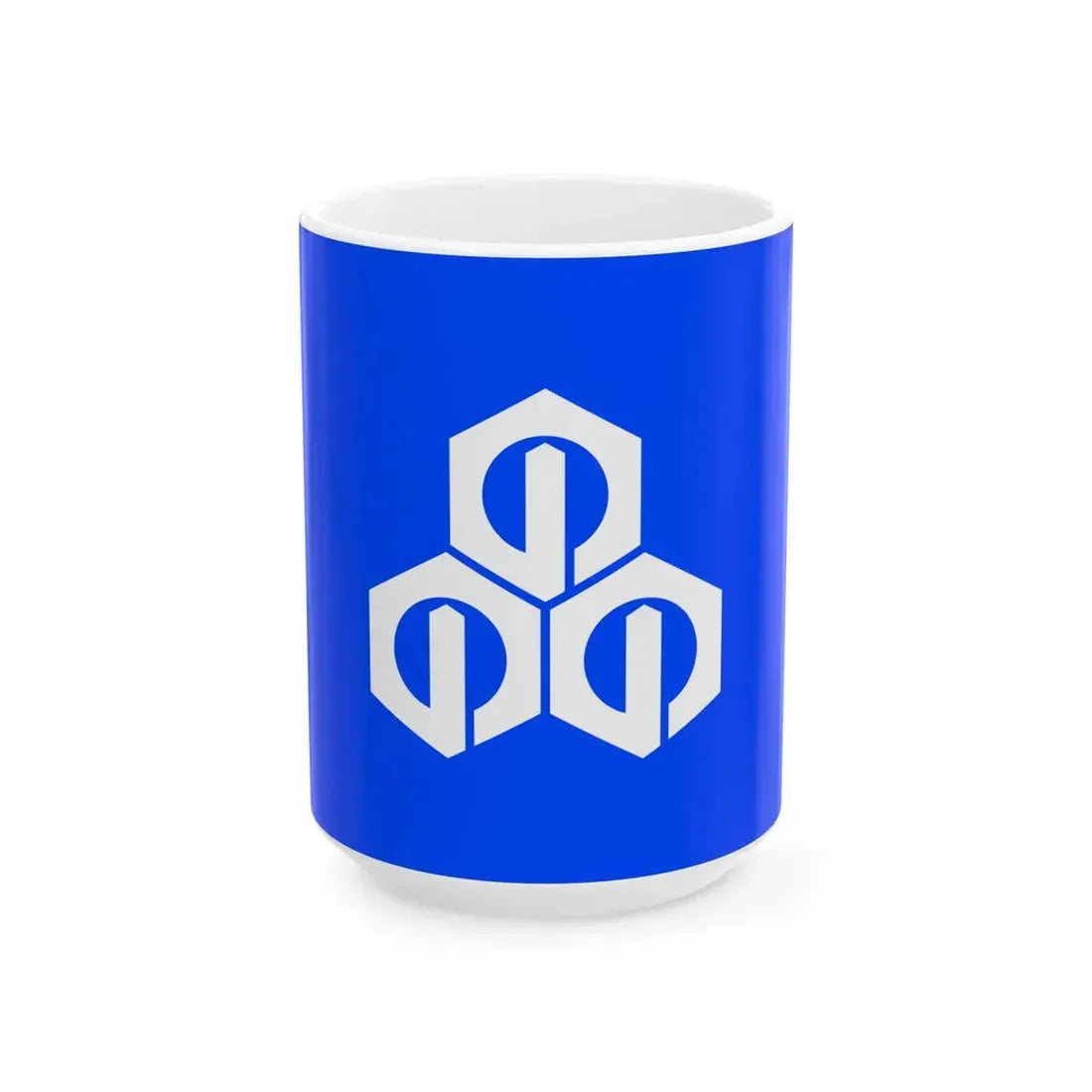 Flag of Mino Gifu (Japan) White Coffee Mug 15oz - Go Mug Yourself