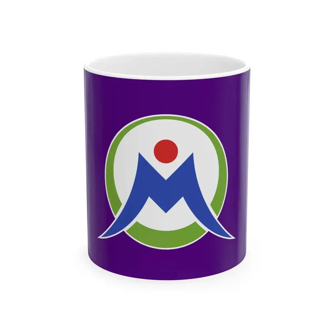 Flag of Minobu Yananashi (Japan) White Coffee Mug 11oz - Go Mug Yourself