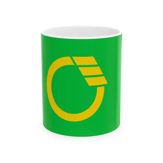 Flag of Minowa Nagano ceremonial (Japan) White Coffee Mug 11oz - Go Mug Yourself