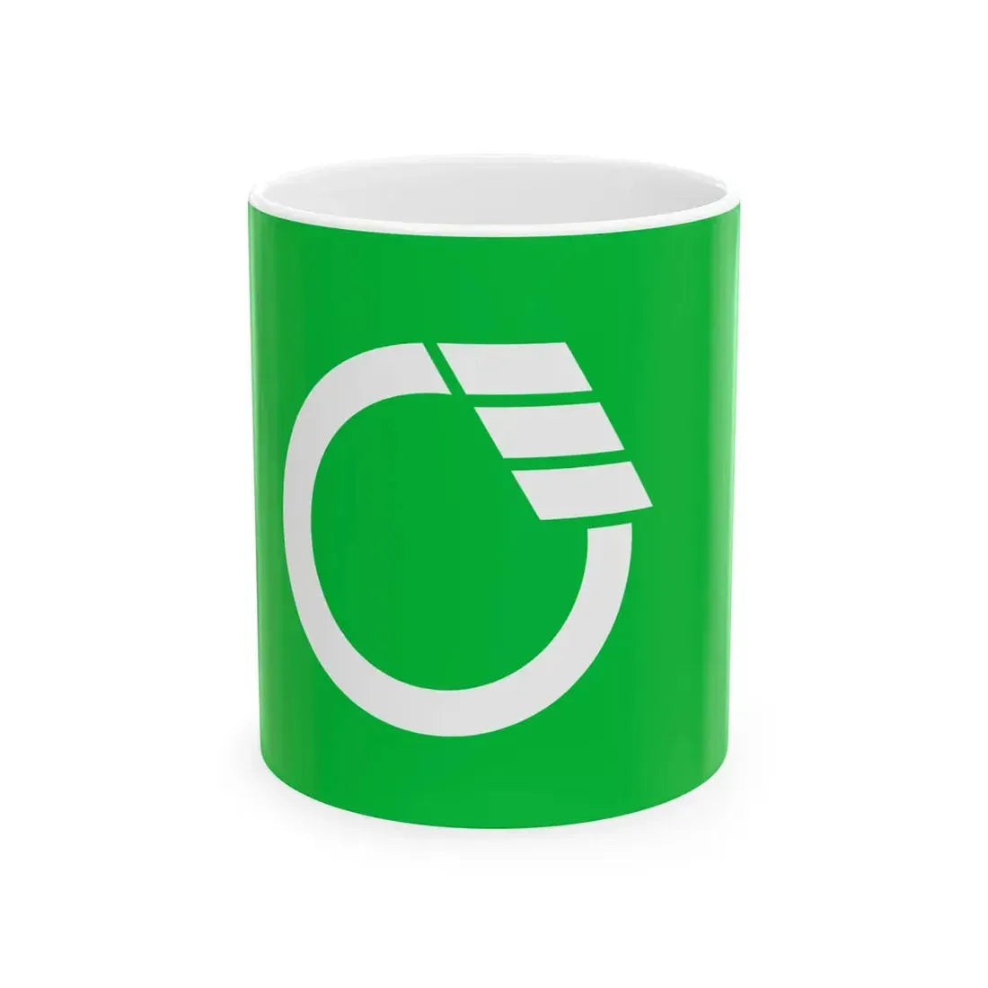 Flag of Minowa Nagano normal (Japan) White Coffee Mug 11oz - Go Mug Yourself