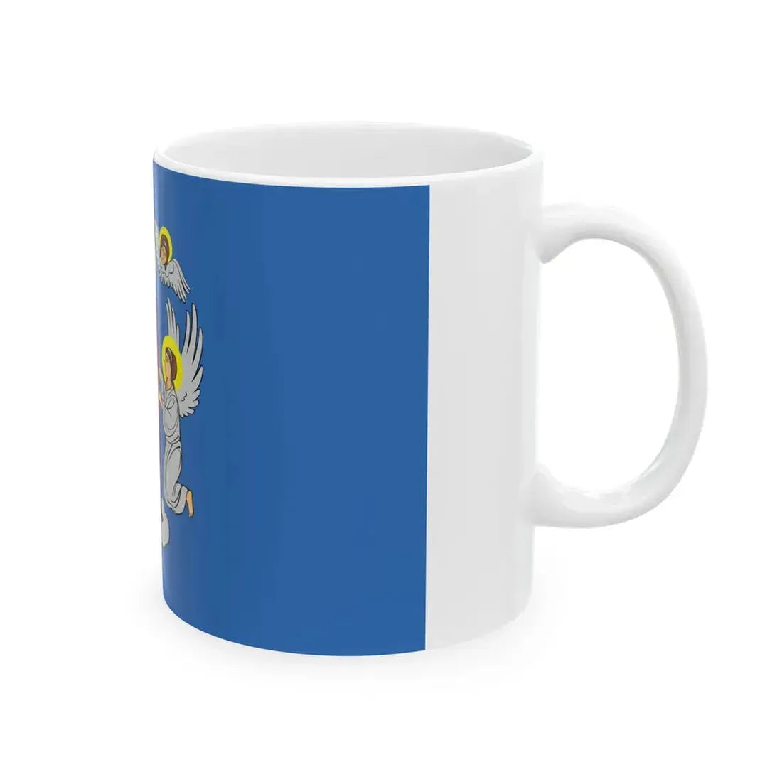 Flag of Minsk Belarus (Belarus) White Coffee Mug - Go Mug Yourself