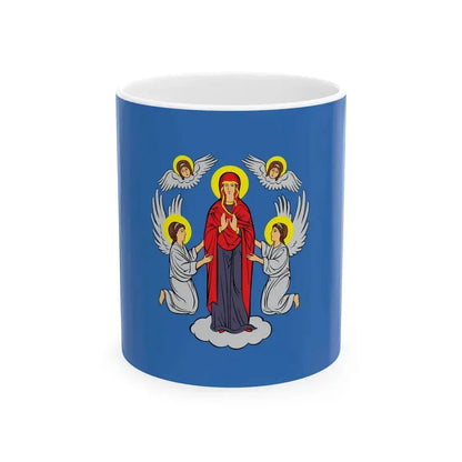 Flag of Minsk  Miensk Russia - White Coffee Mug 11oz - Go Mug Yourself