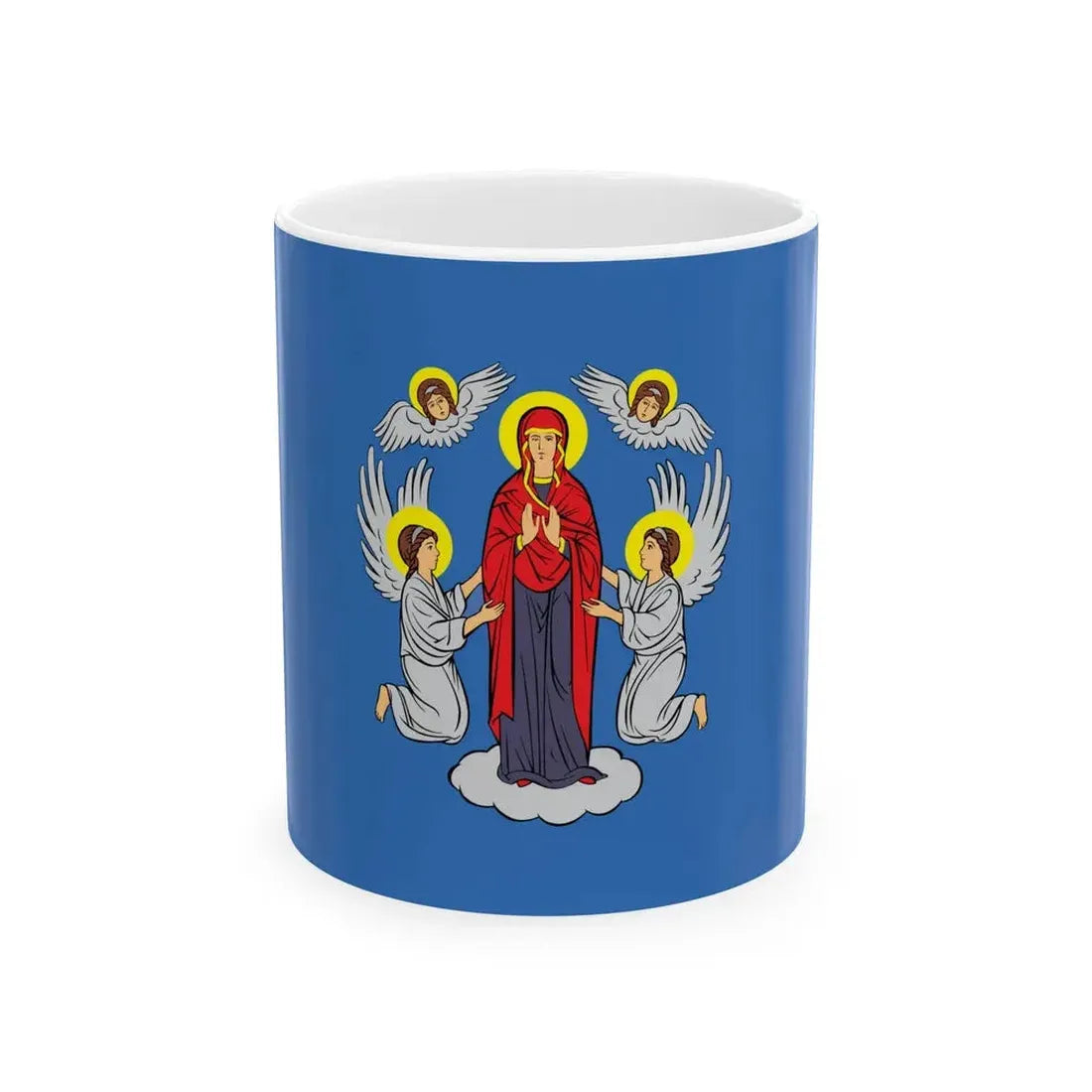 Flag of Minsk  Miensk Russia - White Coffee Mug 11oz - Go Mug Yourself