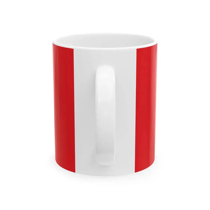 Flag of Minsk Voblast (Belarus) White Coffee Mug - Go Mug Yourself