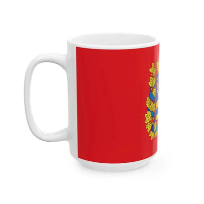 Flag of Minsk Voblast (Belarus) White Coffee Mug - Go Mug Yourself