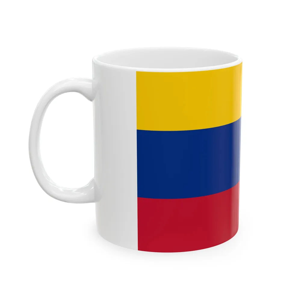 Flag of Miranda (Colombia) White Coffee Mug - Go Mug Yourself