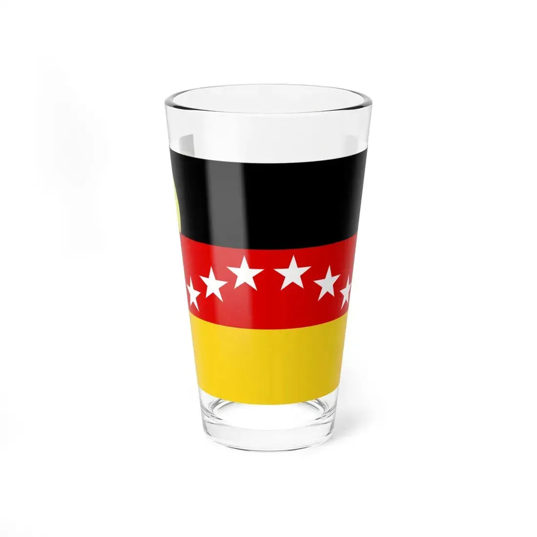 Flag of Miranda state (Iran) Pint Glass 16oz 16oz - Go Mug Yourself