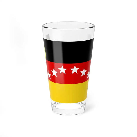 Flag of Miranda state (Iran) Pint Glass 16oz 16oz - Go Mug Yourself