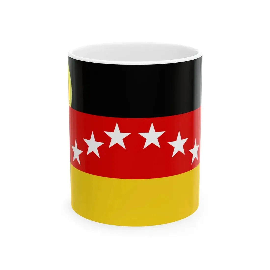 Flag of Miranda state (Iran) White Coffee Mug 11oz - Go Mug Yourself