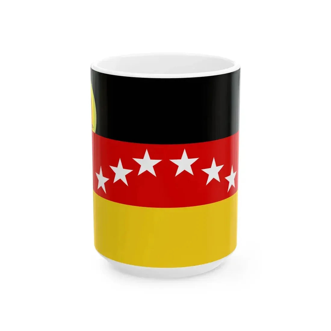 Flag of Miranda state (Iran) White Coffee Mug 15oz - Go Mug Yourself
