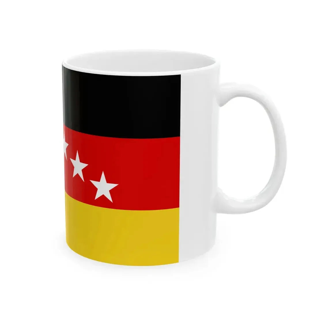 Flag of Miranda state (Iran) White Coffee Mug - Go Mug Yourself