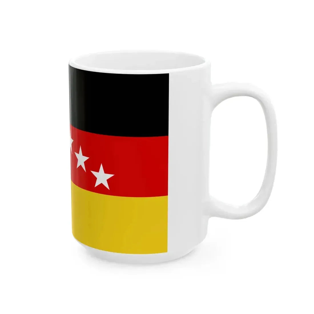 Flag of Miranda state (Iran) White Coffee Mug - Go Mug Yourself