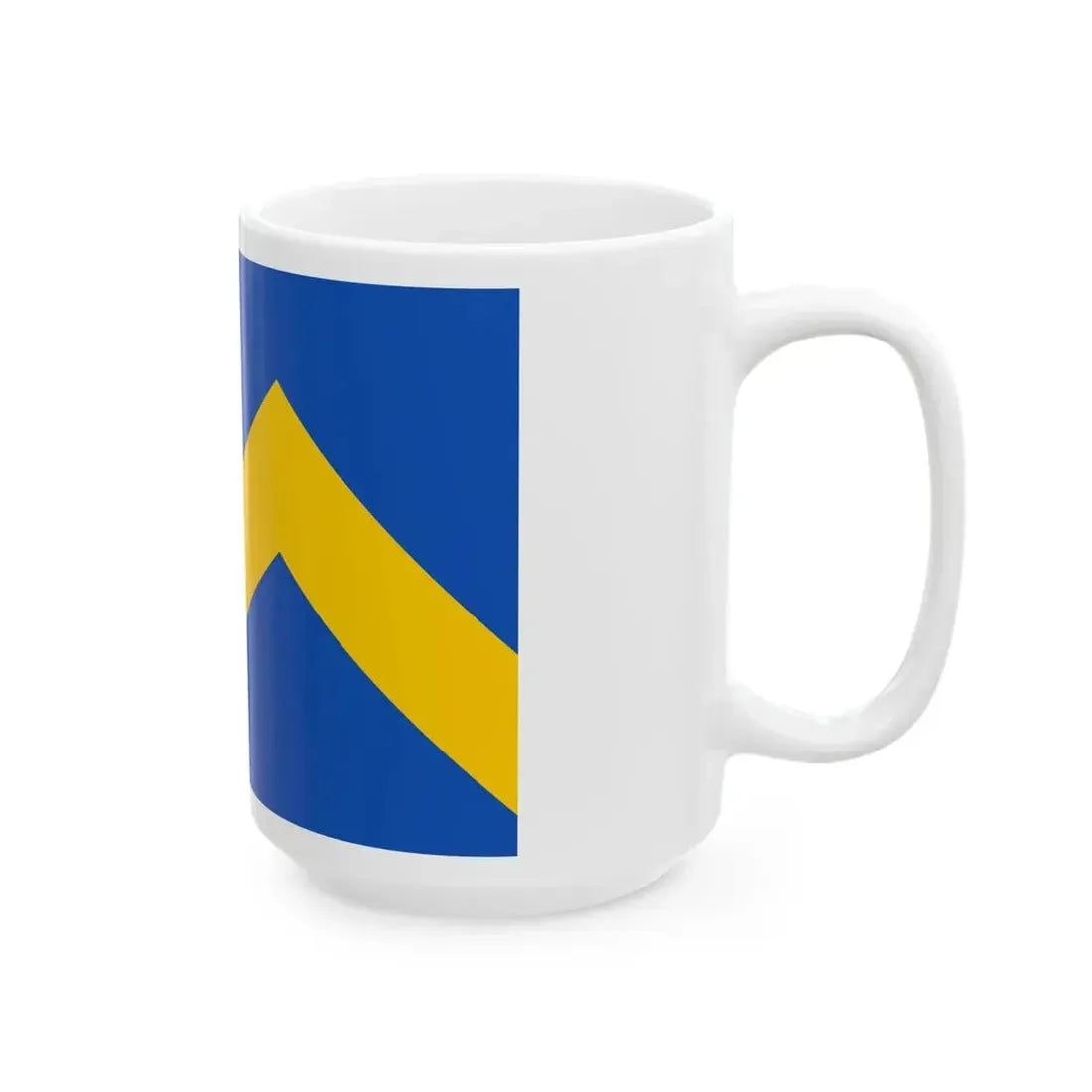 Flag of Mirandola (Italy) White Coffee Mug - Go Mug Yourself