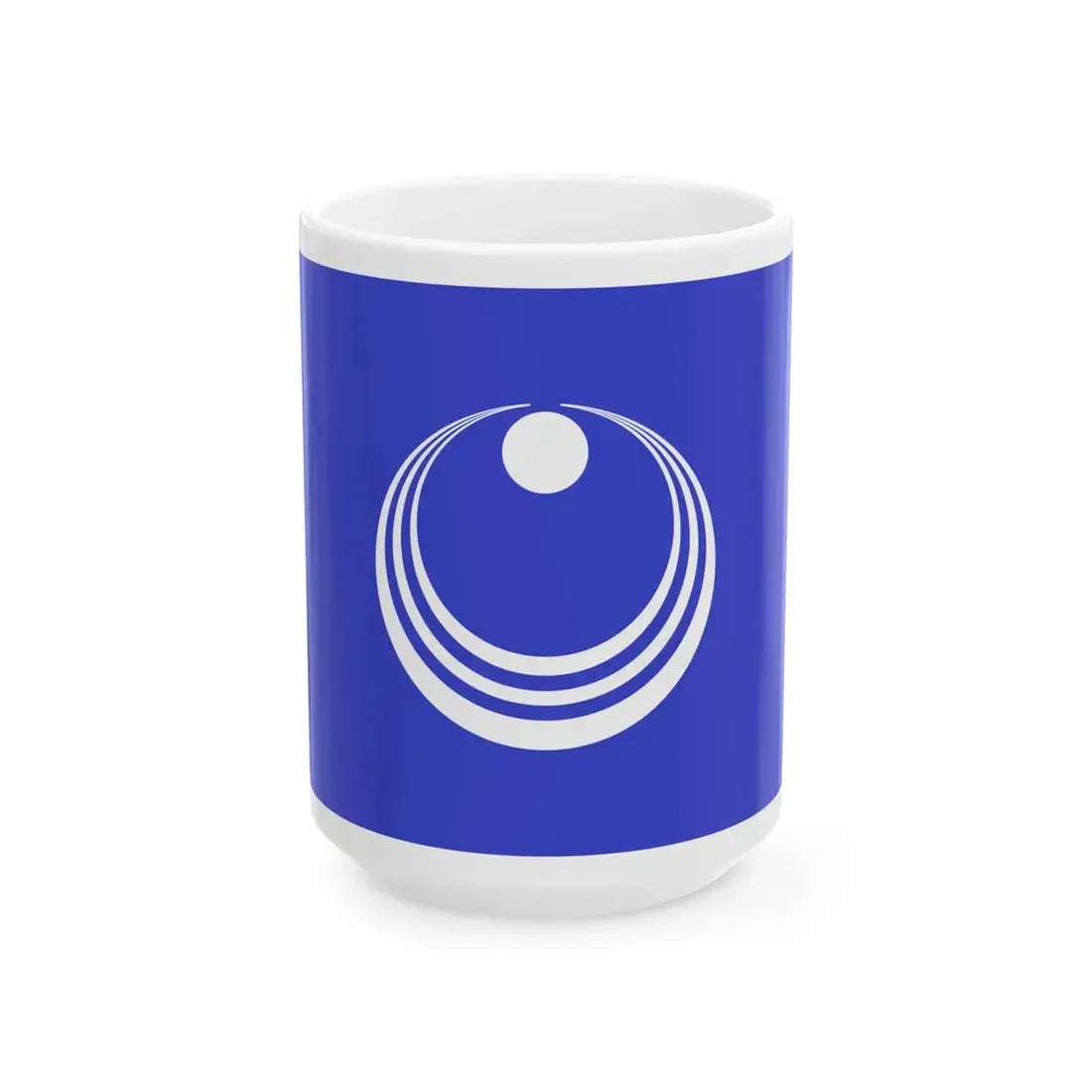 Flag of Misaki Chiba 1981-2005 (Japan) White Coffee Mug 15oz - Go Mug Yourself