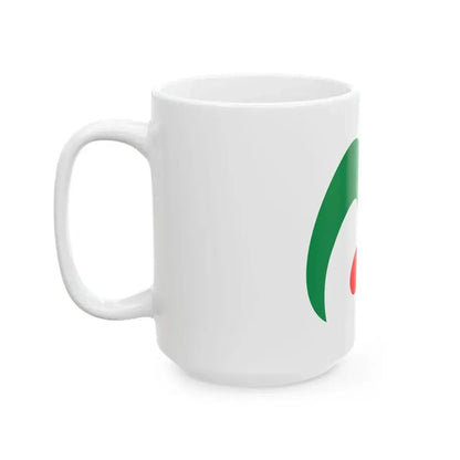 Flag of Misaki Okayama (Japan) White Coffee Mug - Go Mug Yourself