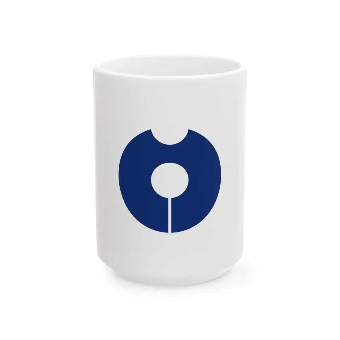 Flag of Misaki Osaka (Japan) White Coffee Mug 15oz - Go Mug Yourself