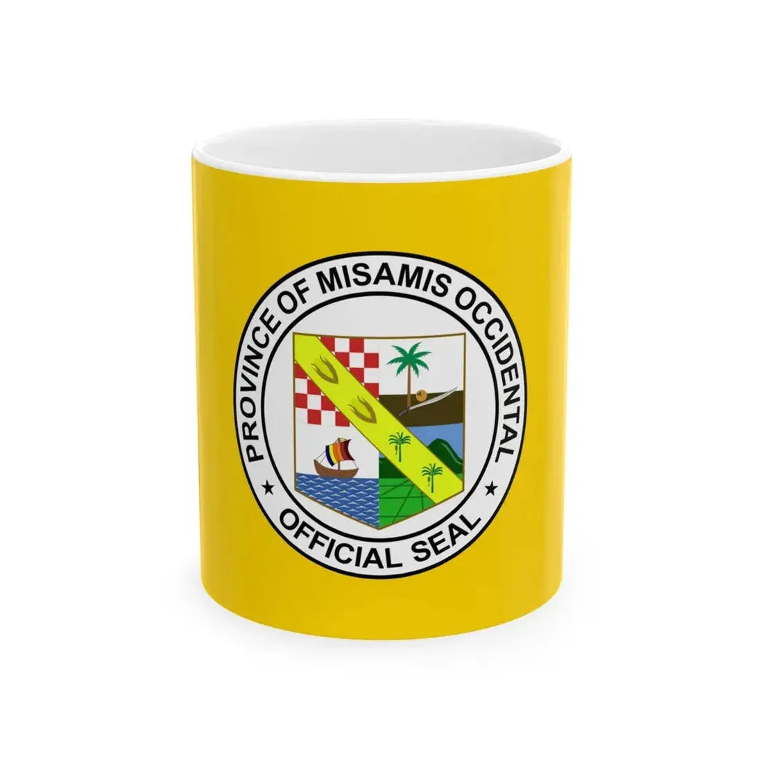 Flag of Misamis Occidental (Philippines) White Coffee Mug 11oz - Go Mug Yourself