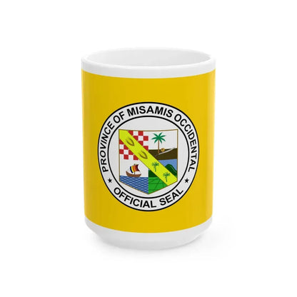 Flag of Misamis Occidental (Philippines) White Coffee Mug 15oz - Go Mug Yourself
