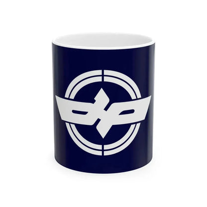 Flag of Misasa Tottori (Japan) White Coffee Mug 11oz - Go Mug Yourself
