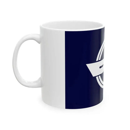 Flag of Misasa Tottori (Japan) White Coffee Mug - Go Mug Yourself
