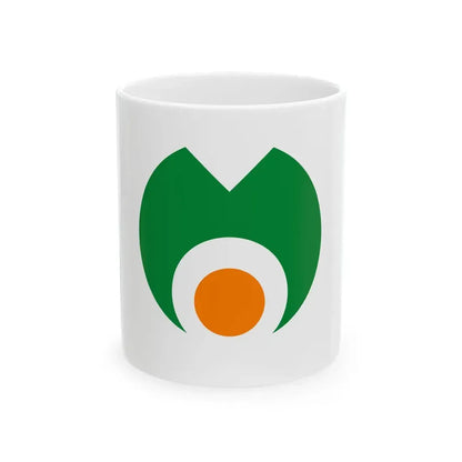 Flag of Misato Kumamoto (Japan) White Coffee Mug 11oz - Go Mug Yourself