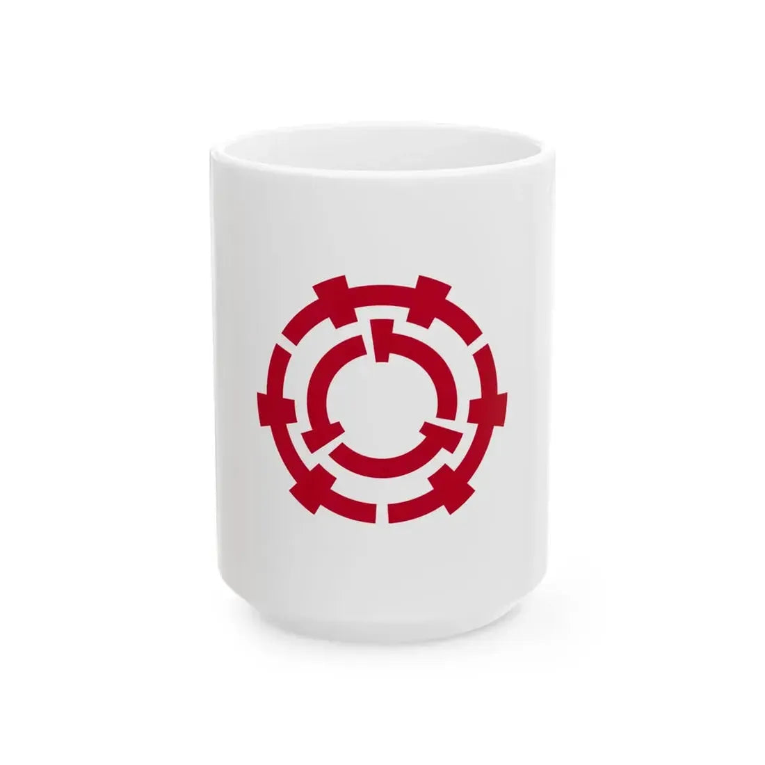 Flag of Misato Saitama (Japan) White Coffee Mug 15oz - Go Mug Yourself