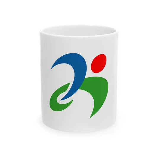 Flag of Misato Shimane (Japan) White Coffee Mug 11oz - Go Mug Yourself