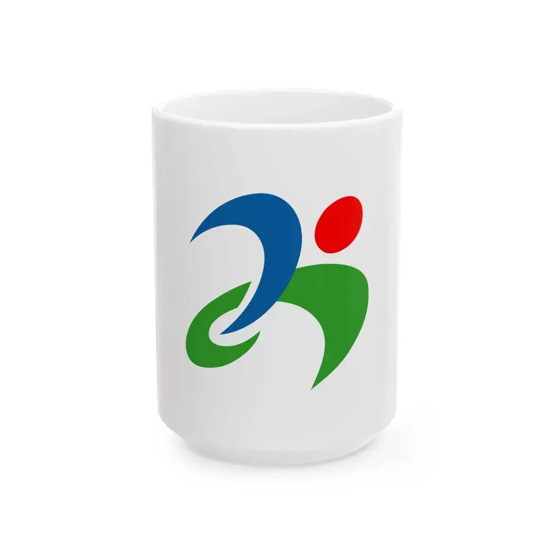 Flag of Misato Shimane (Japan) White Coffee Mug 15oz - Go Mug Yourself