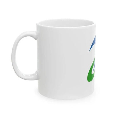 Flag of Misato Shimane (Japan) White Coffee Mug - Go Mug Yourself