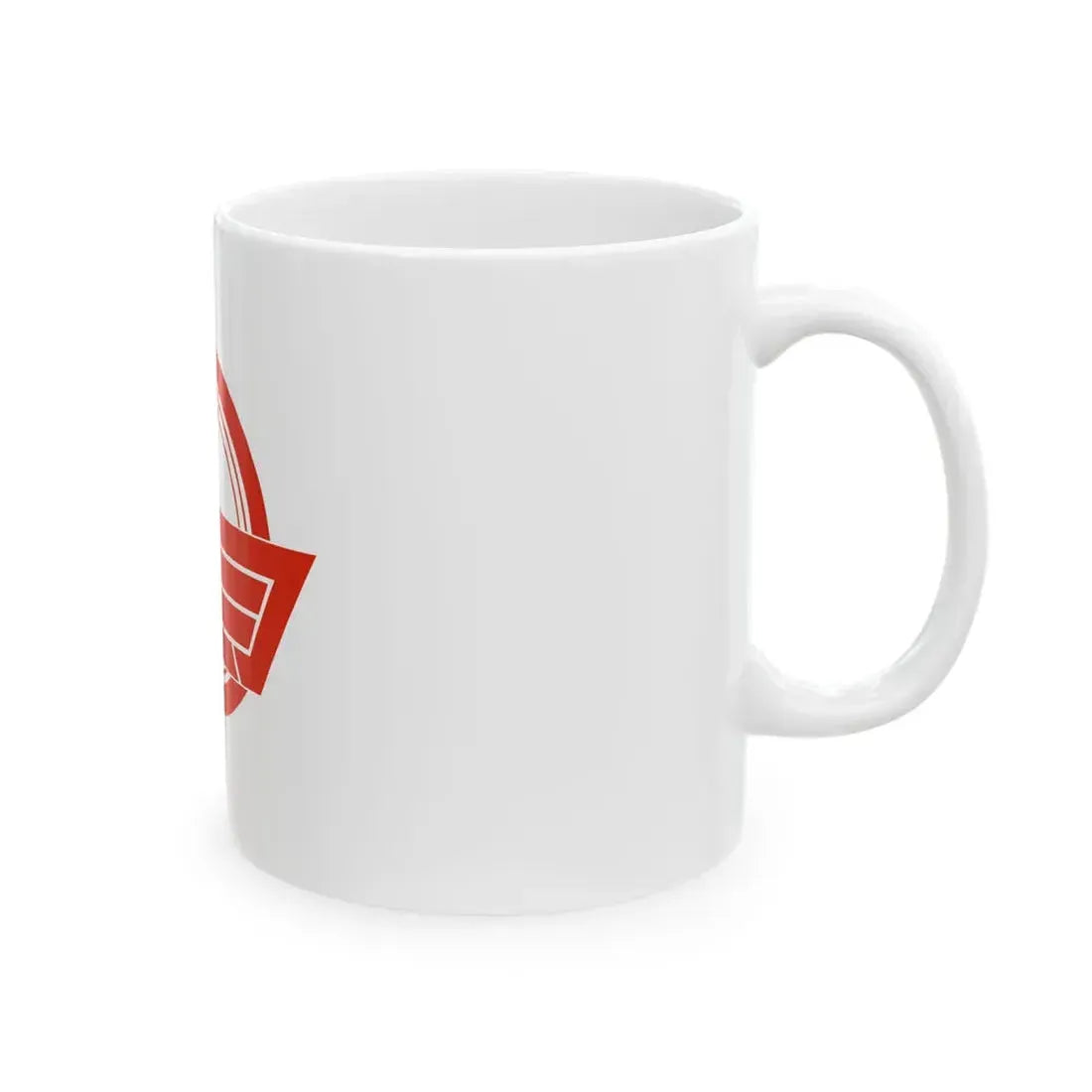 Flag of Mishima Fukushima (Japan) White Coffee Mug - Go Mug Yourself