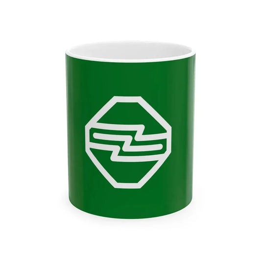 Flag of Mishima Shizuoka (Japan) White Coffee Mug 11oz - Go Mug Yourself