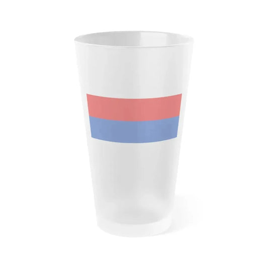 Flag of Misiones Province Argentina - Frosted Pint Glass 16oz 16oz Frosted - Go Mug Yourself