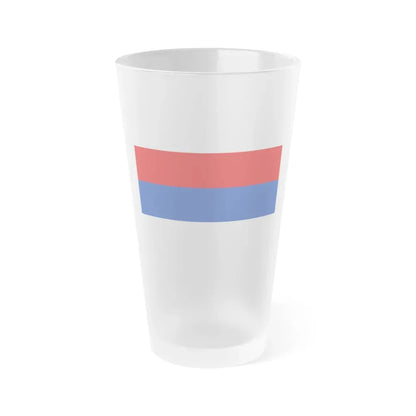 Flag of Misiones Province Argentina - Frosted Pint Glass 16oz 16oz Frosted - Go Mug Yourself