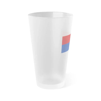 Flag of Misiones Province Argentina - Frosted Pint Glass 16oz - Go Mug Yourself