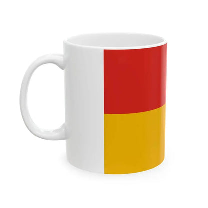 Flag of Miskolc 1941 (Hungary) White Coffee Mug - Go Mug Yourself