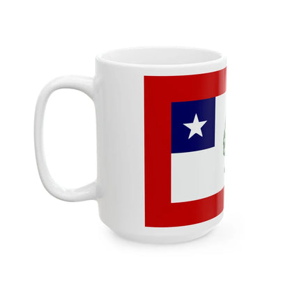 Flag of Mississippi 1861-1865 (United States) White Coffee Mug - Go Mug Yourself