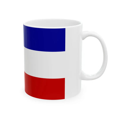 Flag of Mississippi 1996-2001 (United States) White Coffee Mug - Go Mug Yourself