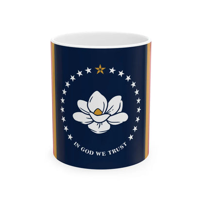 Flag of Mississippi (United States) White Coffee Mug 11oz - Go Mug Yourself
