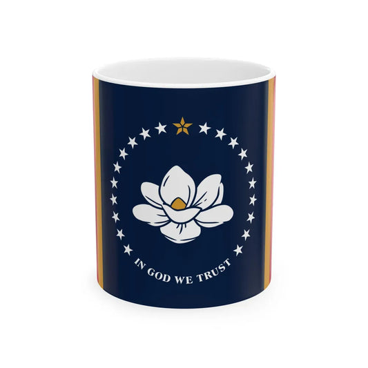 Flag of Mississippi (United States) White Coffee Mug 11oz - Go Mug Yourself