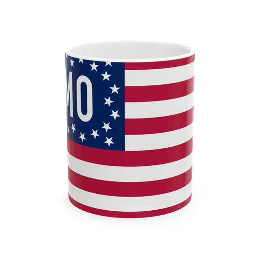 Flag of Missouri 1909 Proposal (United States) White Coffee Mug 11oz - Go Mug Yourself