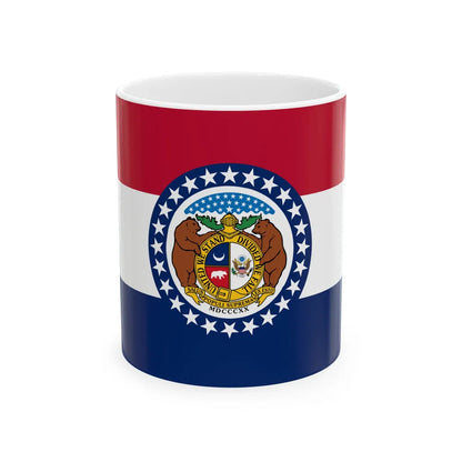 Flag of Missouri (United States) White Coffee Mug 11oz - Go Mug Yourself