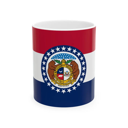 Flag of Missouri (United States) White Coffee Mug 11oz - Go Mug Yourself