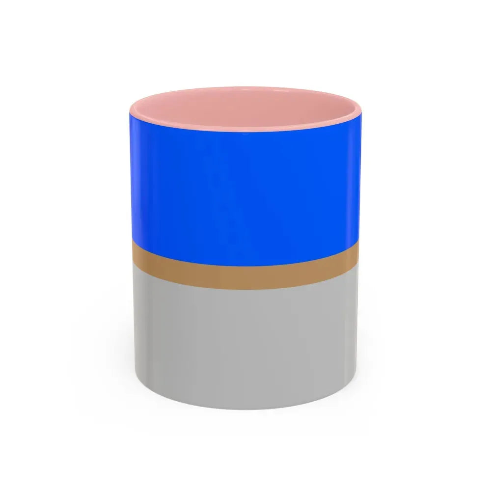 Flag of Mistissini Canada - Accent Coffee Mug 11oz Pink - Go Mug Yourself