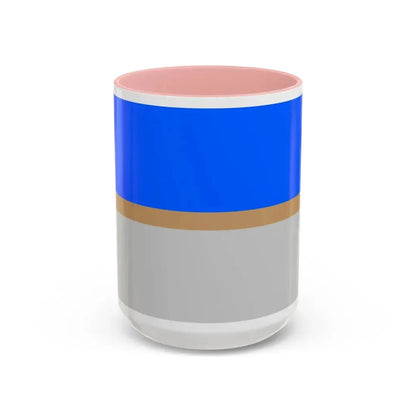Flag of Mistissini Canada - Accent Coffee Mug 15oz Pink - Go Mug Yourself