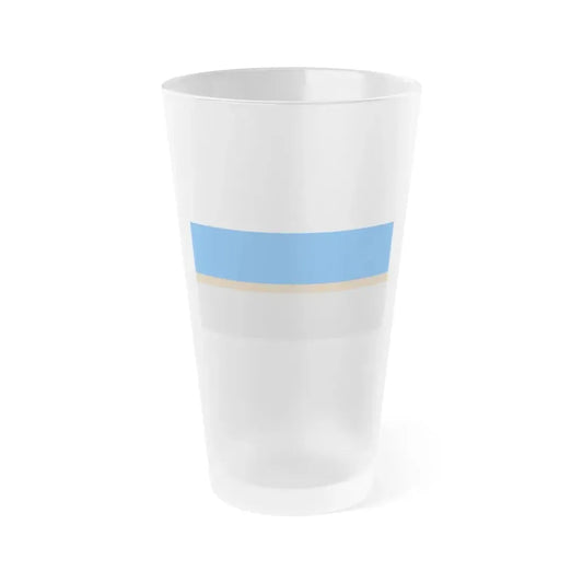 Flag of Mistissini Canada - Frosted Pint Glass 16oz 16oz Frosted - Go Mug Yourself