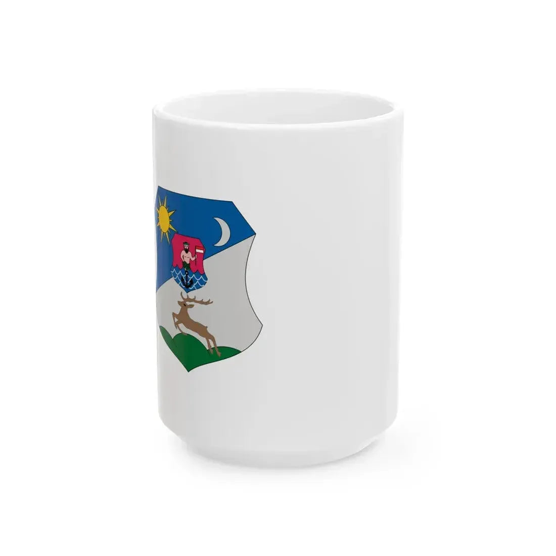 Flag of Miszla (Hungary) White Coffee Mug 15oz - Go Mug Yourself
